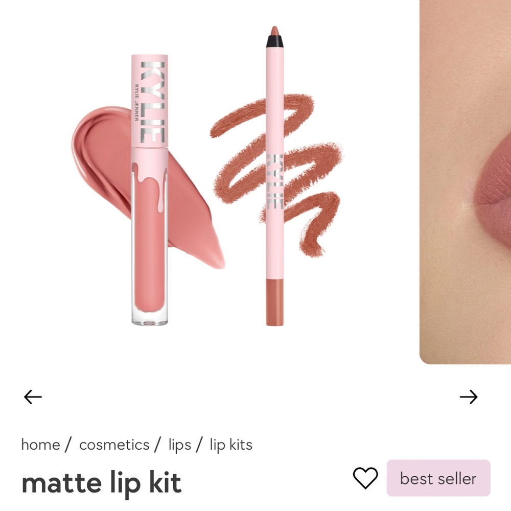 KYLIE COSMETICS- Lipkit in “Kylie” shade